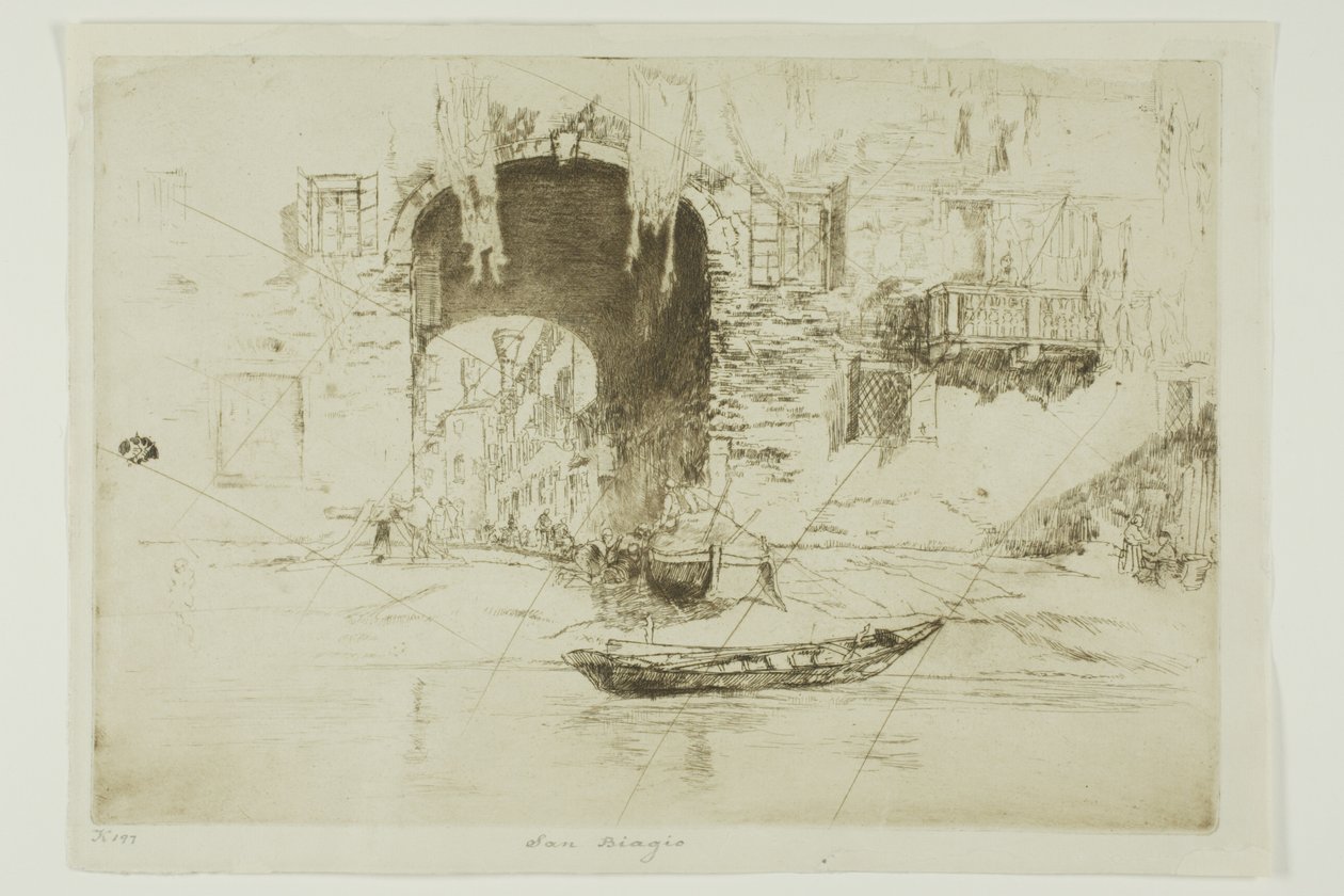 Sint-Blaijs door James McNeill Whistler