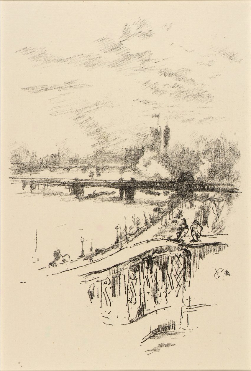Savooie duiven door James McNeill Whistler