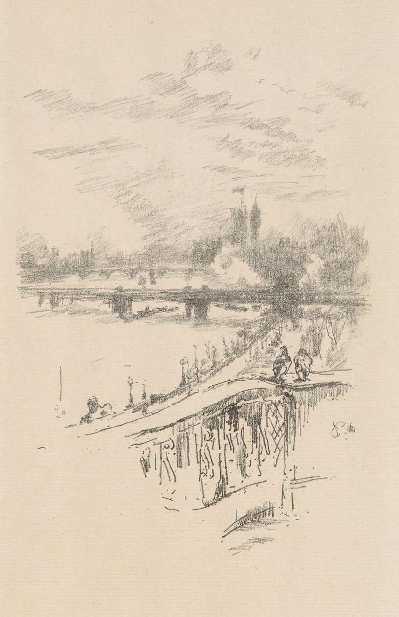 Savooie duiven door James McNeill Whistler