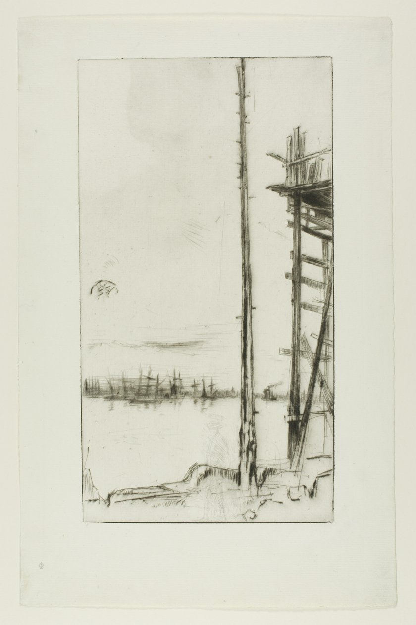 Scheepswerf, Liverpool door James McNeill Whistler