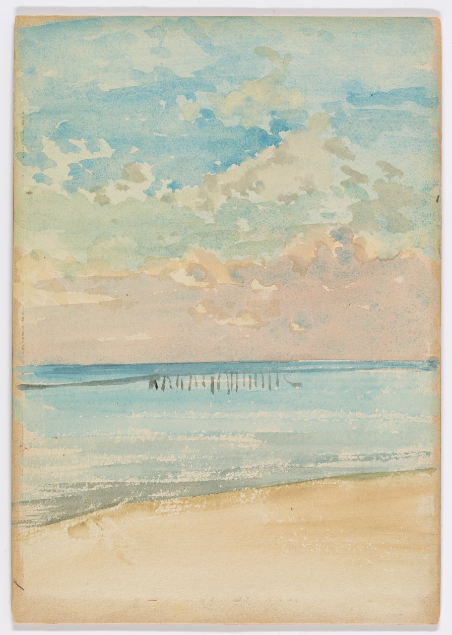 Southend-Zonsondergang door James Abbott McNeill Whistler