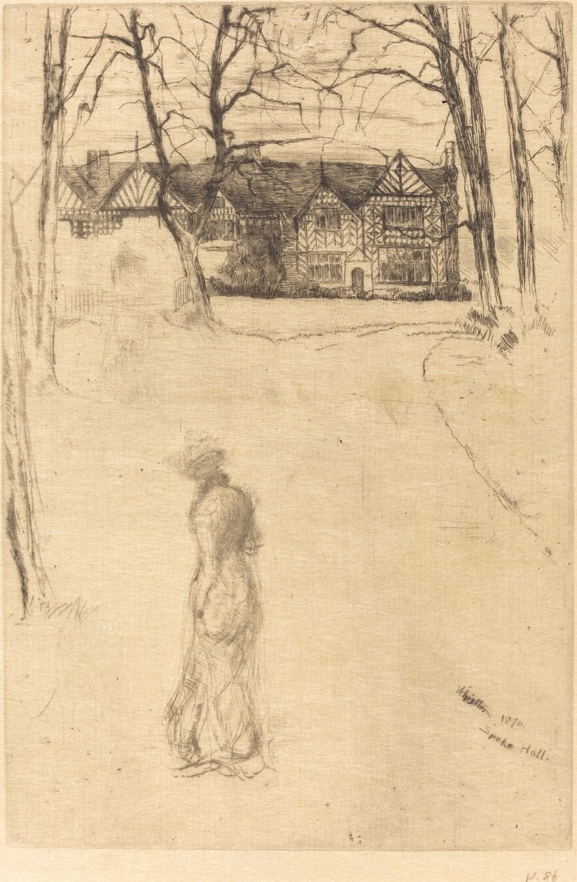 Speke Hall, Nr.1 door James Abbott McNeill Whistler