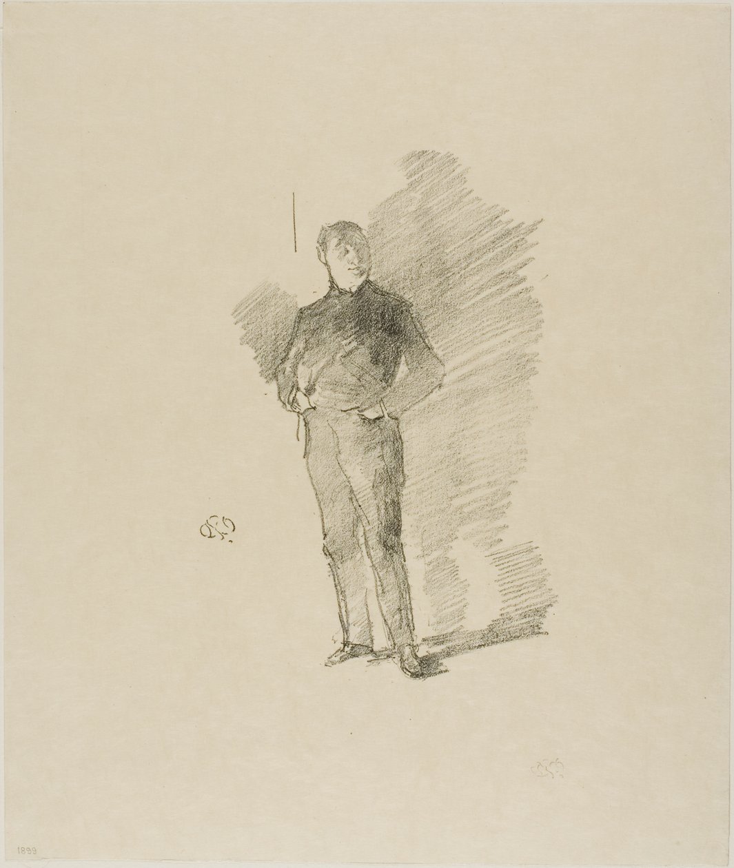 Studie Nr. 2: Mr. Thomas Way door James Abbott McNeill Whistler