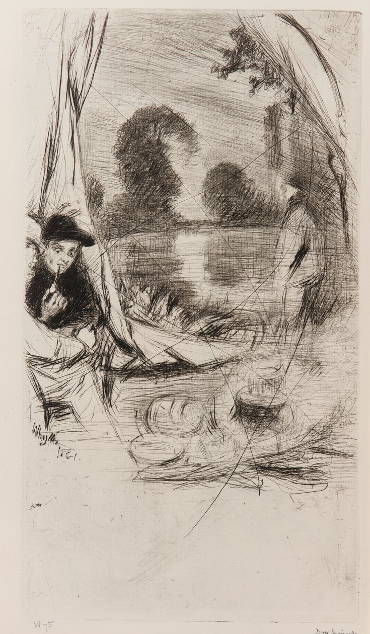 Het Kamp door James Abbott McNeill Whistler