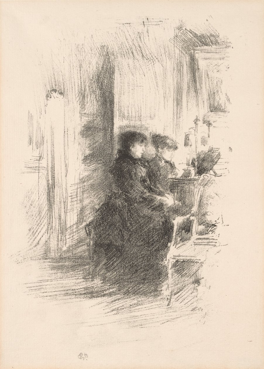 Het duet door James Abbott McNeill Whistler