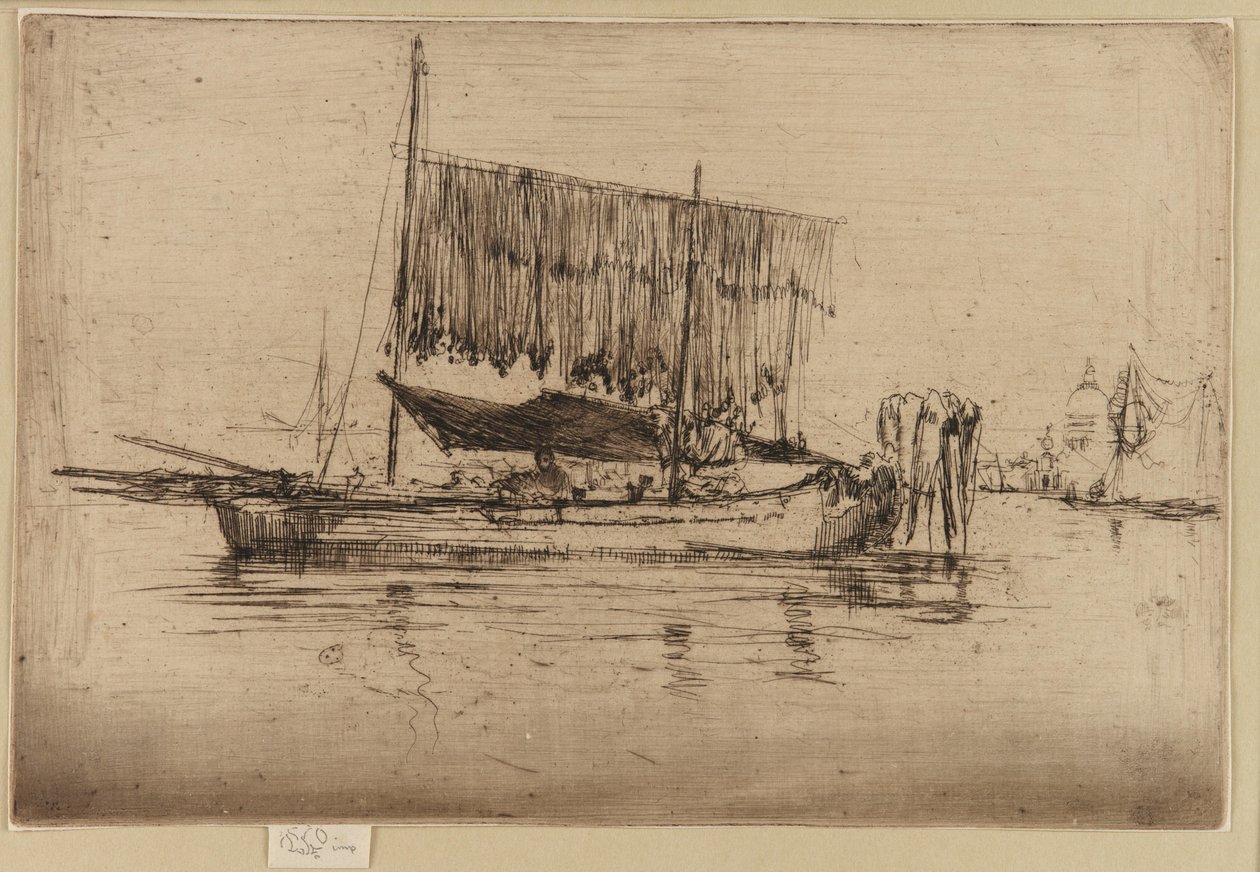 De vissersboot door James Abbott McNeill Whistler