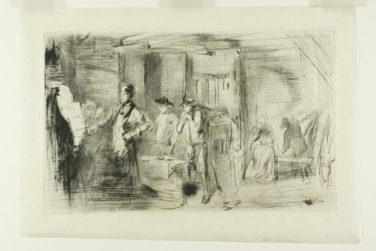De smidse door James Abbott McNeill Whistler