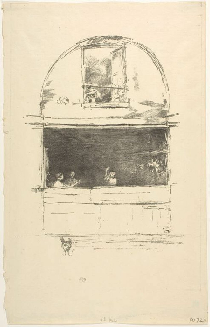 De smederij, Drakenpassage door James McNeill Whistler