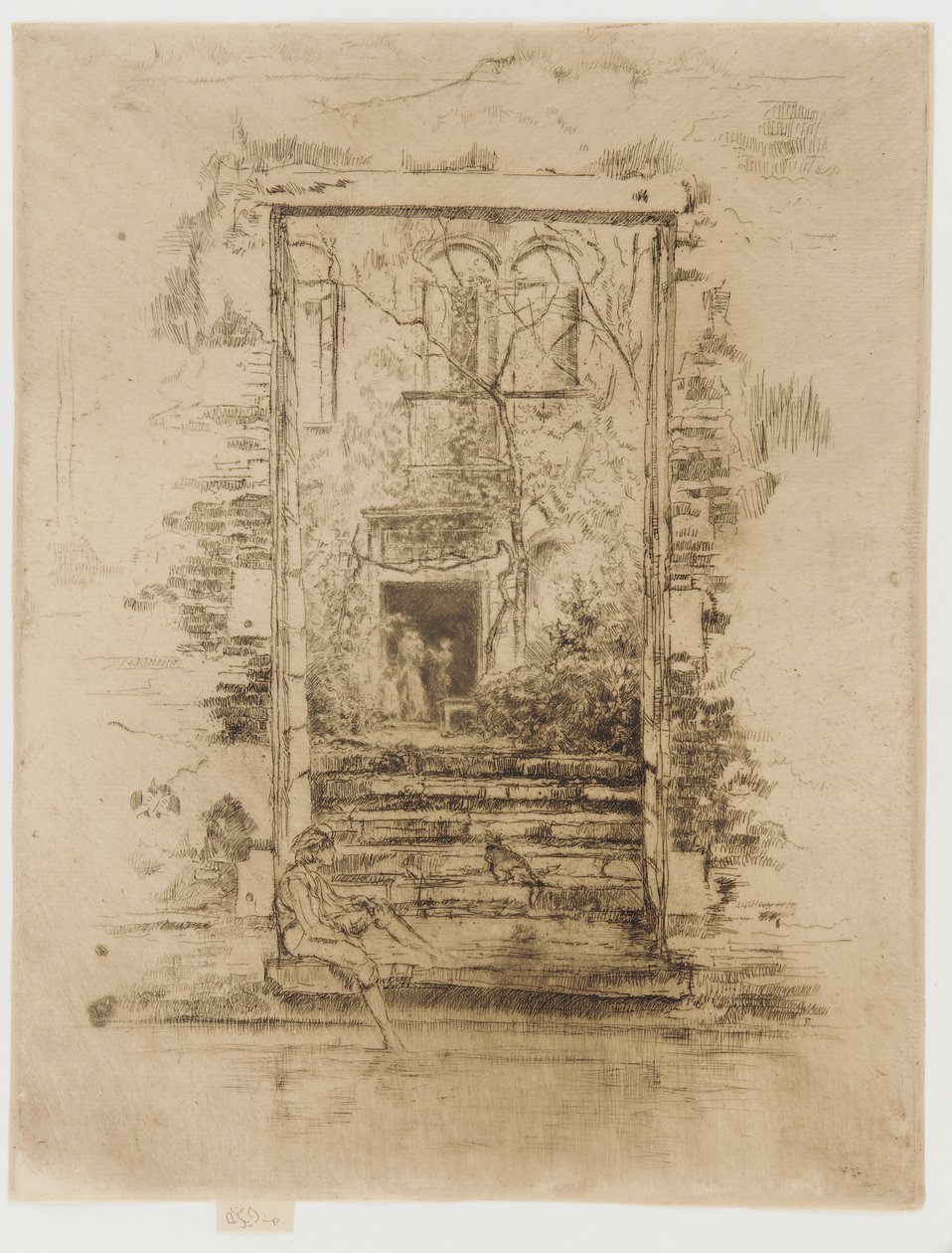 De tuin door James Abbott McNeill Whistler