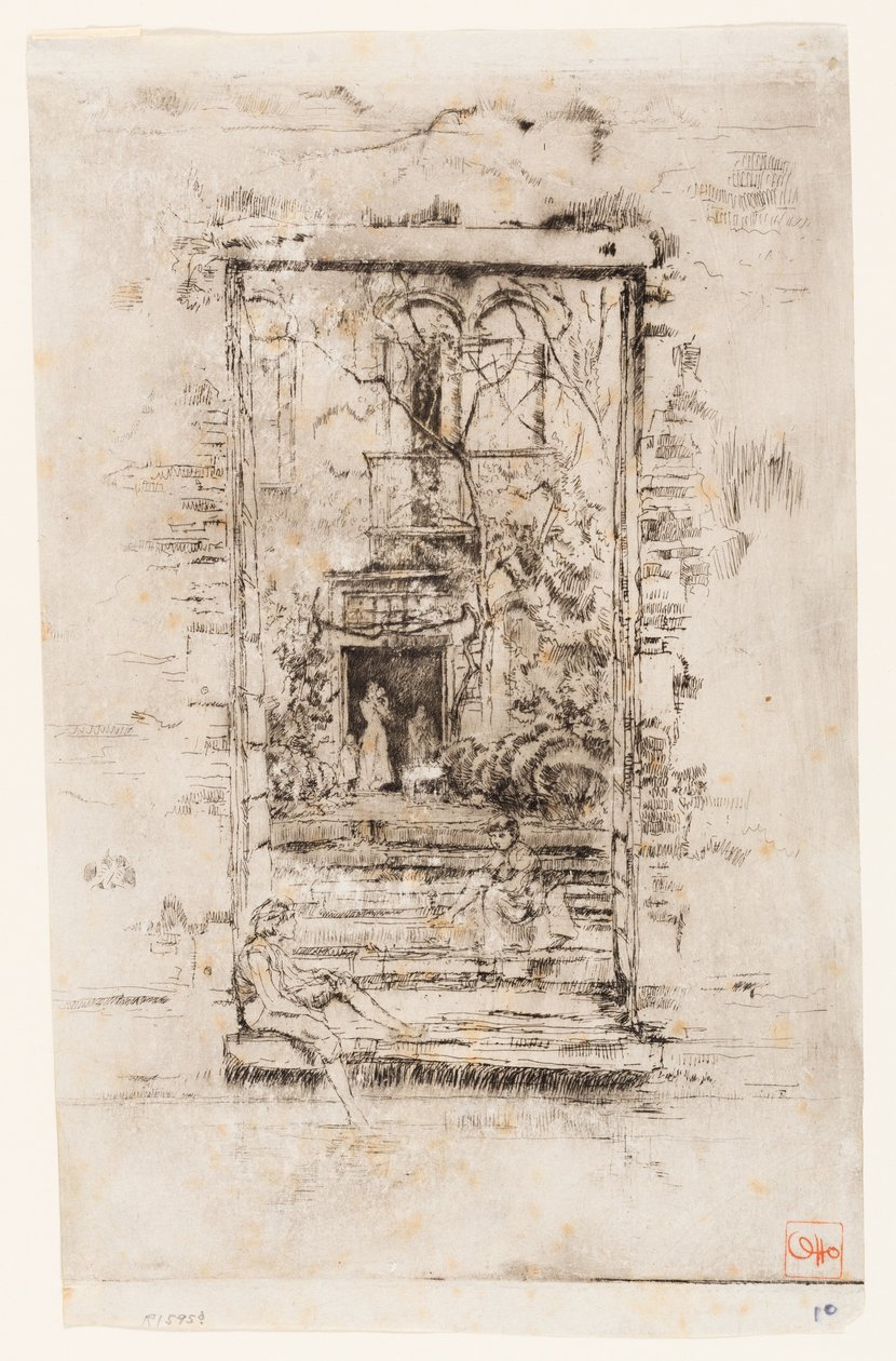 De Tuin door James Abbott McNeill Whistler