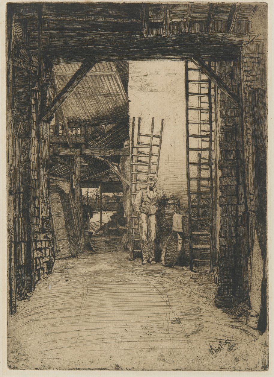 De kalkbrander door James Abbott McNeill Whistler