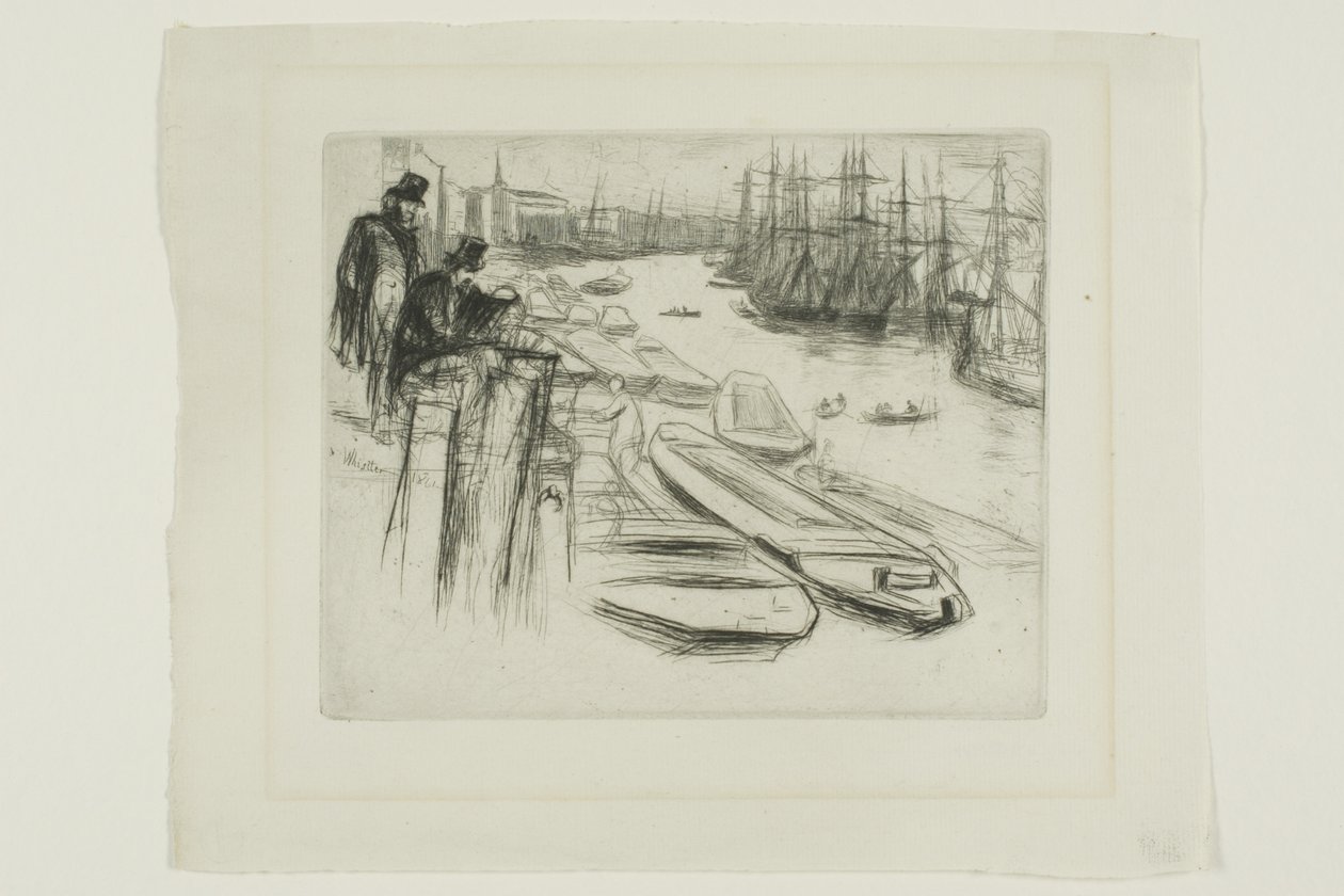 Het kleine zwembad door James Abbott McNeill Whistler