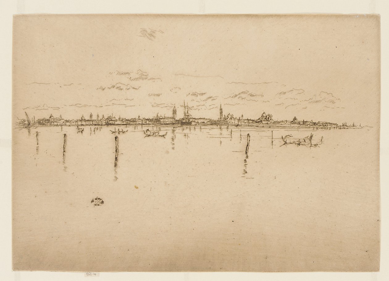 Het Kleine Venetië door James Abbott McNeill Whistler