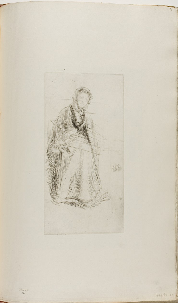 De Schotse weduwe door James Abbott McNeill Whistler
