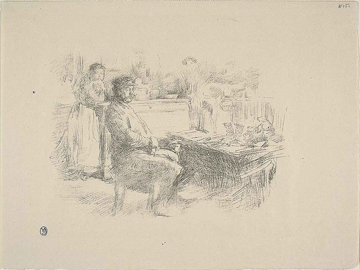 De Schoenmaker door James Abbott McNeill Whistler