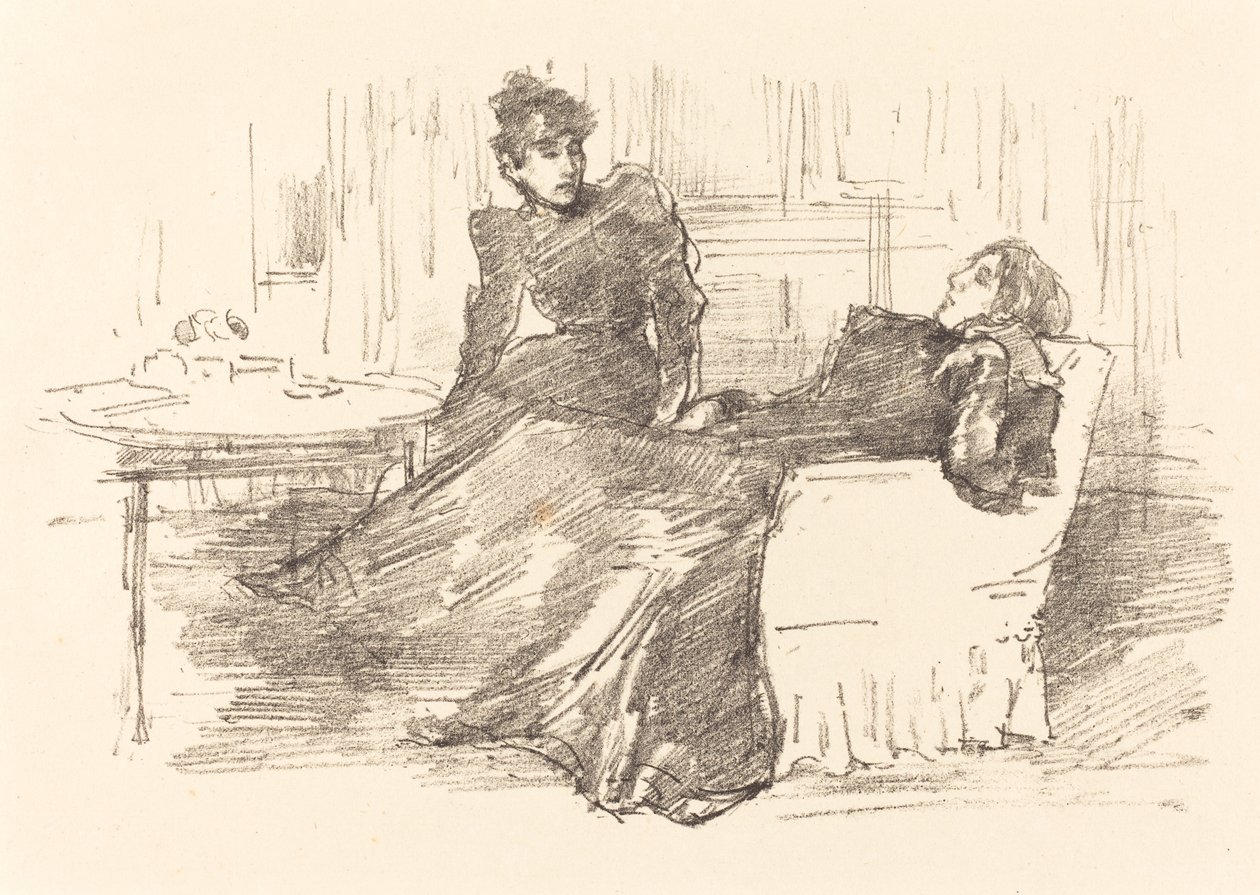 De zusters door James Abbott McNeill Whistler