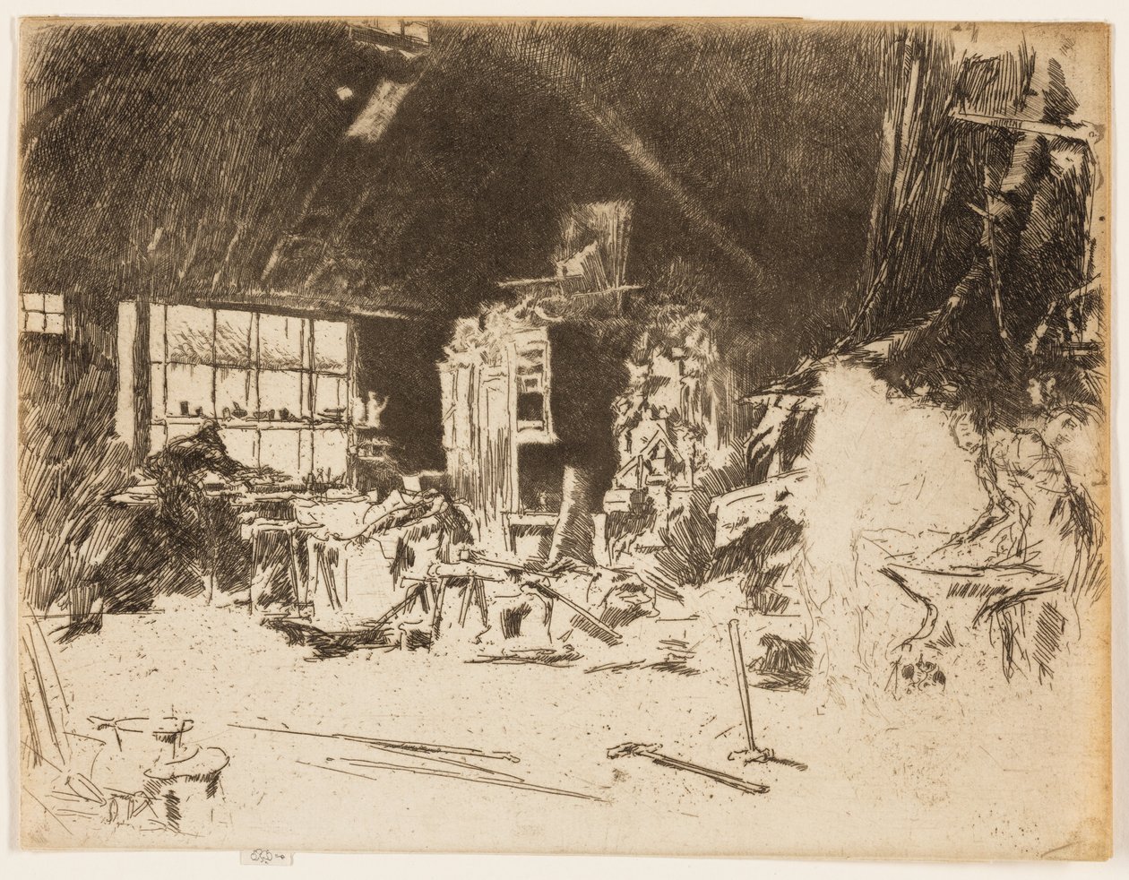 De Smidse door James Abbott McNeill Whistler