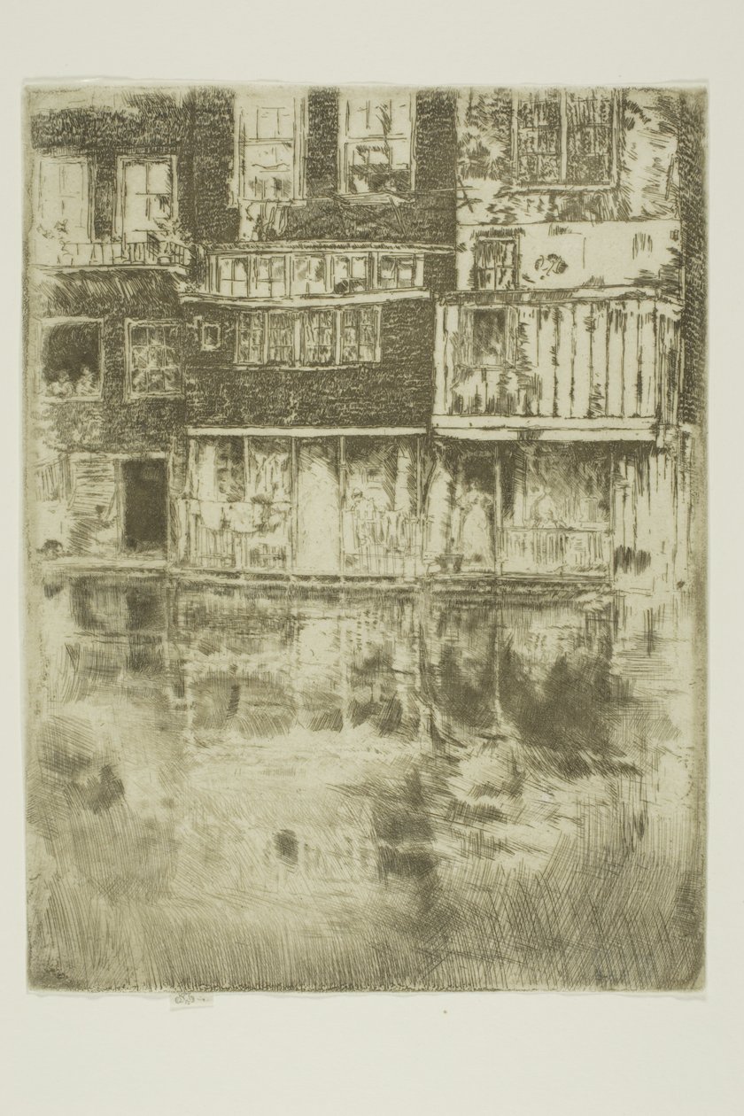 Het Vierkante Huis, Amsterdam door James Abbott McNeill Whistler