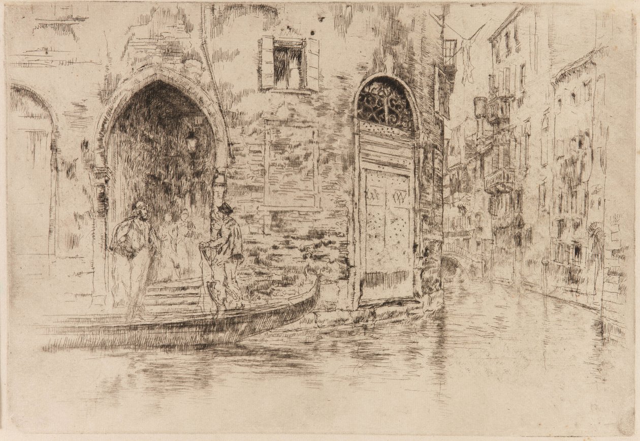 De Twee Deuren door James Abbott McNeill Whistler