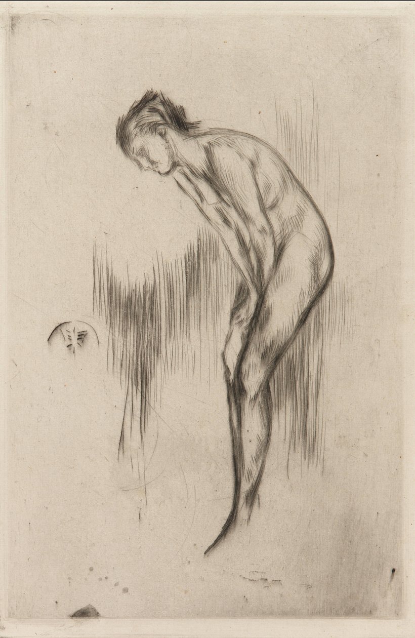 Tillie: Een model door James Abbott McNeill Whistler