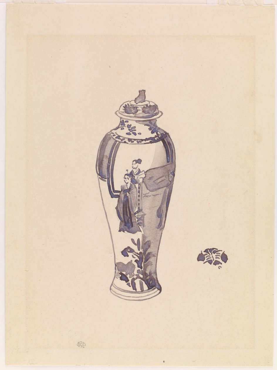 Vaas met Licht Bolvormig Lichaam door James Abbott McNeill Whistler