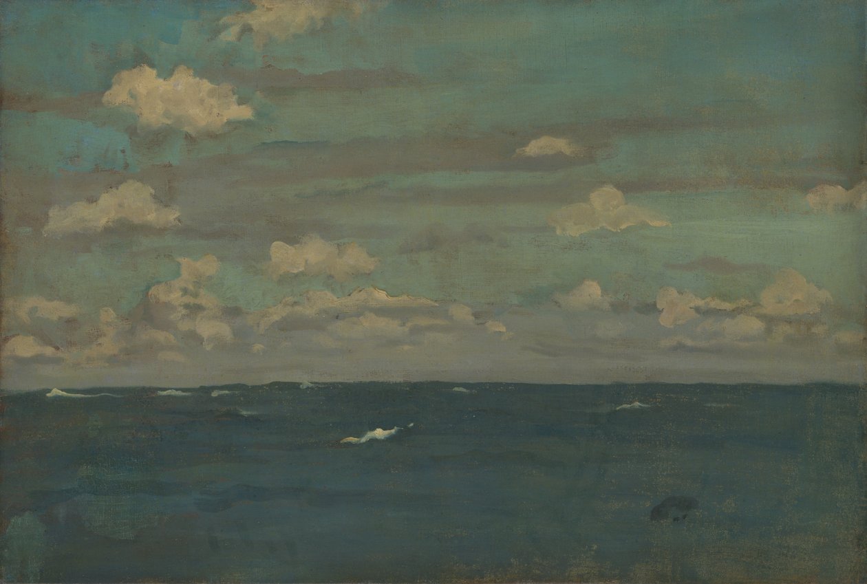 Violet en zilver - de diepe zee door James McNeill Whistler