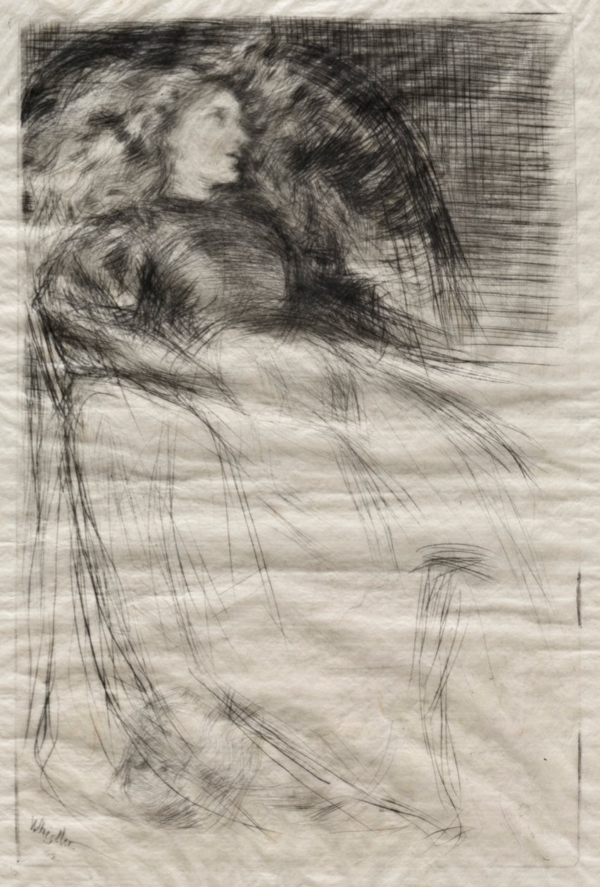 Vermoeide door James McNeill Whistler