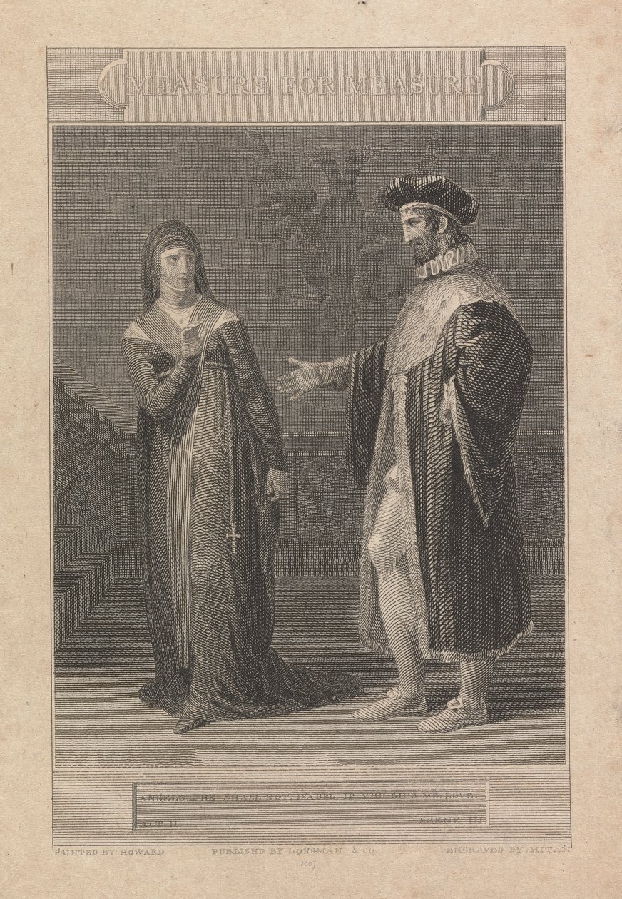 Maatregel...Act II, Scène III door James Mitan