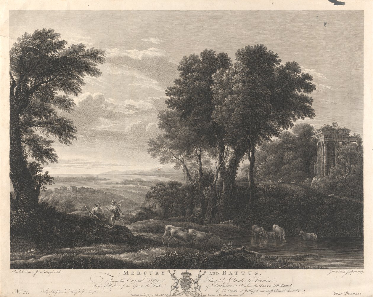 Mercurius en Battus door James Peak