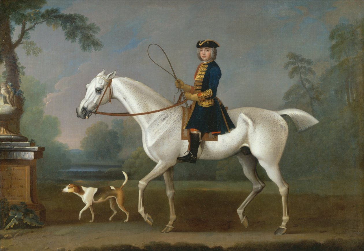 Sir Roger Burgoyne Rijdend op 