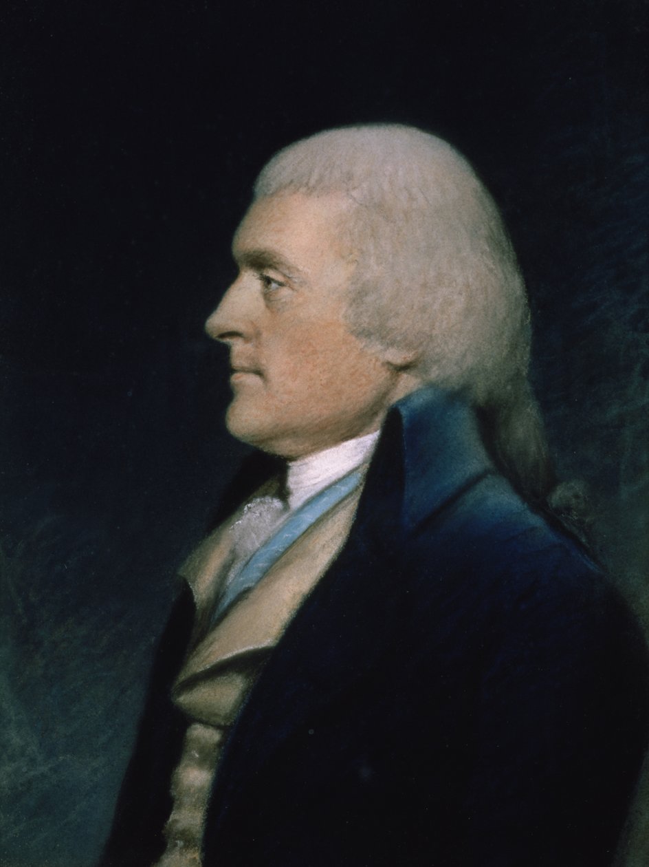 Thomas Jefferson (1743-1826) c.1797 door James Sharples