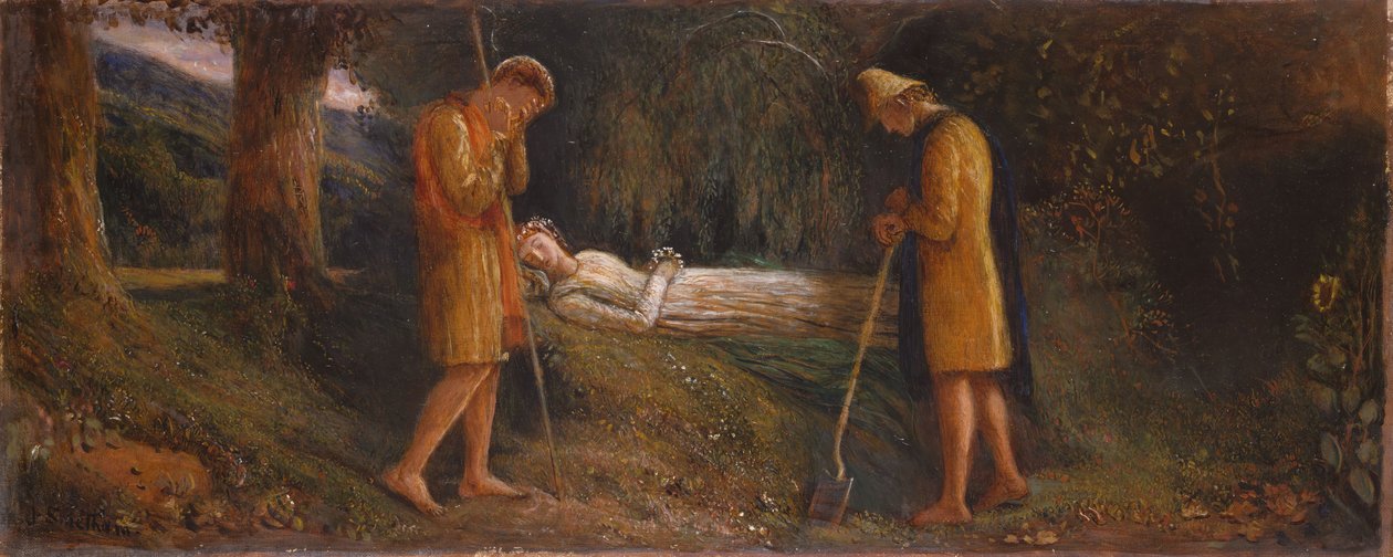 Imogen en de herders door James Smetham