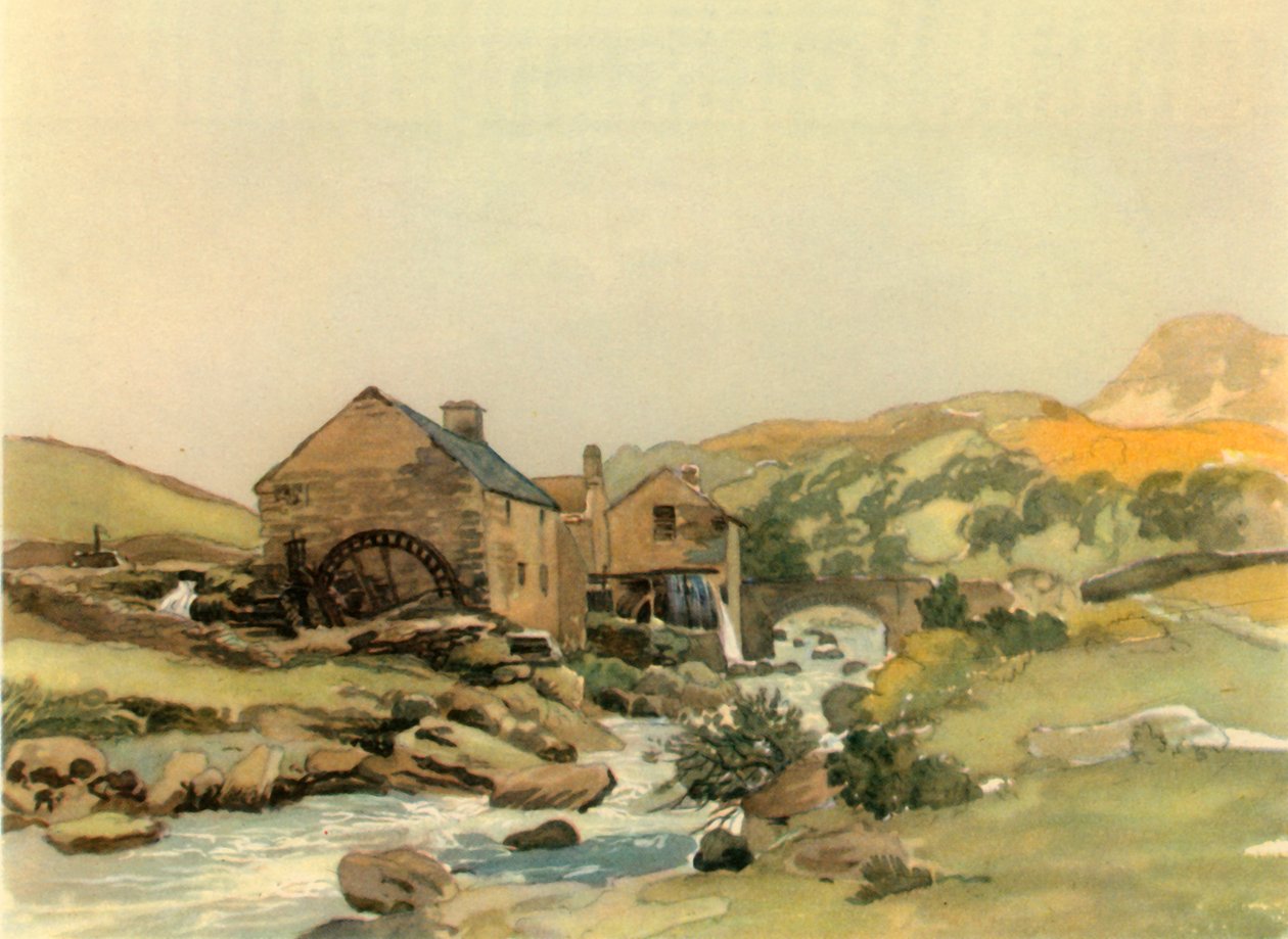 Watermolen door James Stark