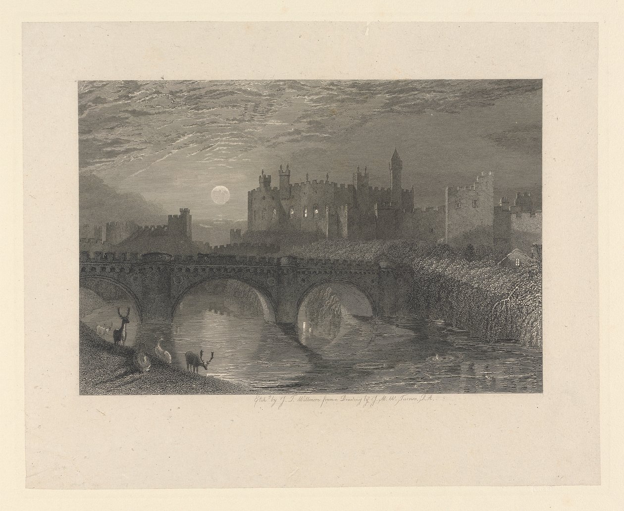 Alnwick Kasteel, Northumberland door James T. Willmore