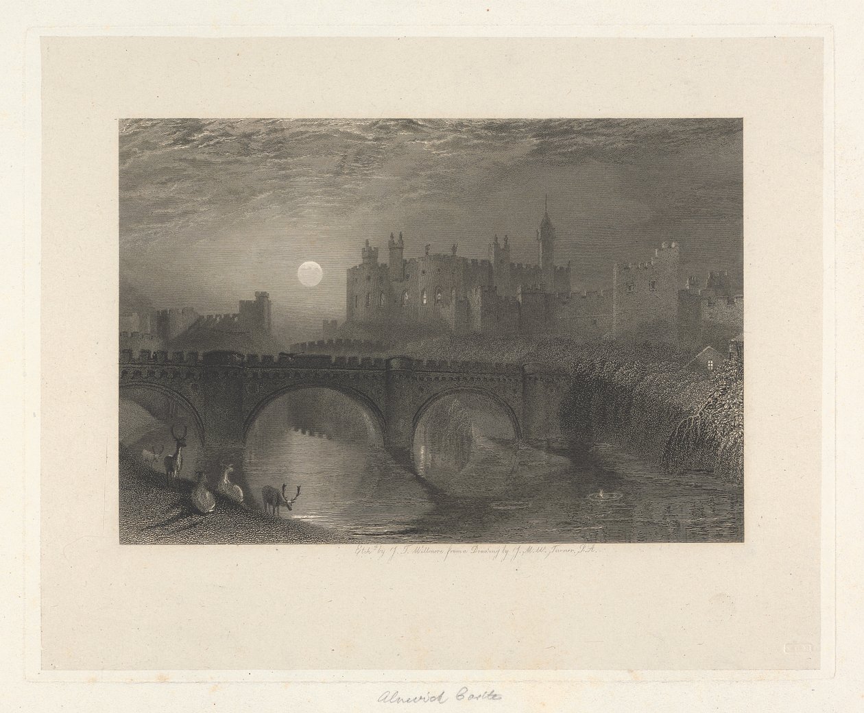 Alnwick Kasteel, Northumberland door James T. Willmore