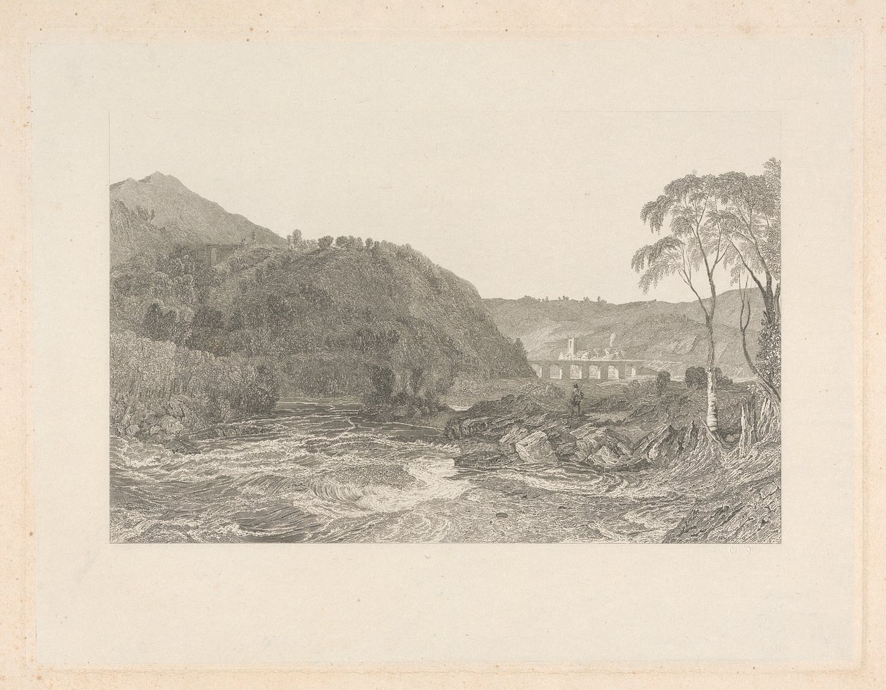 Llangollen, Noord-Wales door James T. Willmore