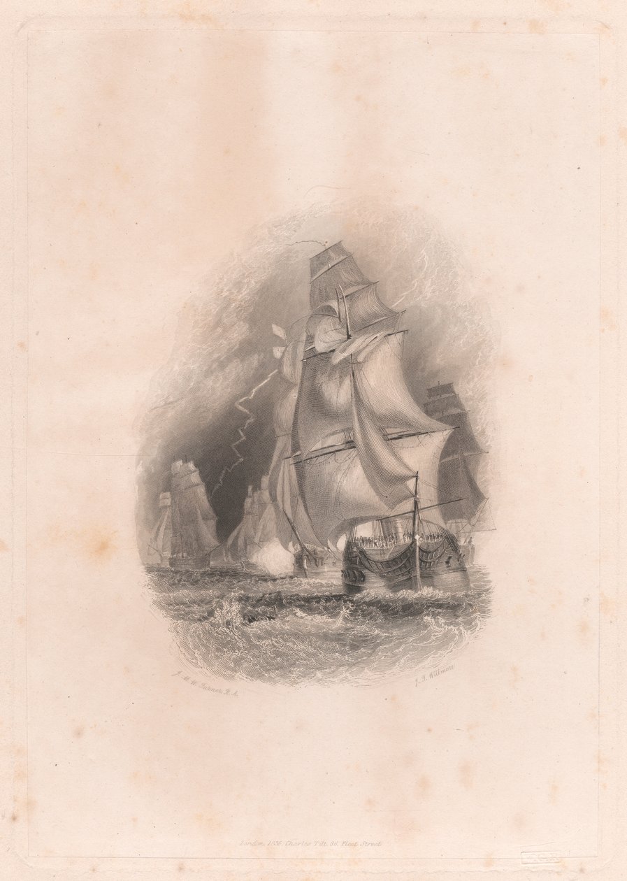 De zee de zee (vignet) door James T. Willmore