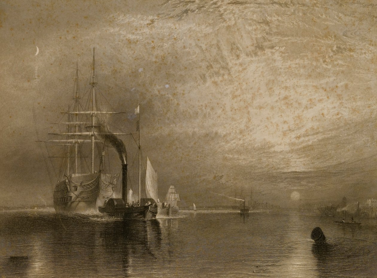 De oude Temeraire door James Tibbitts Willmore