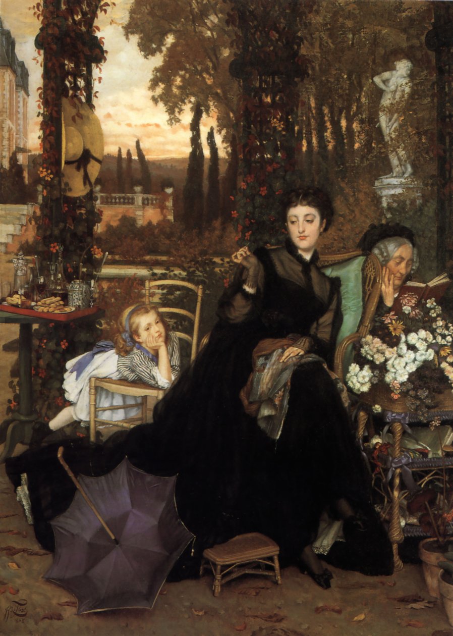 Een weduwe door James Tissot