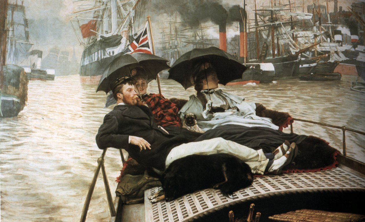 De Theems door James Tissot