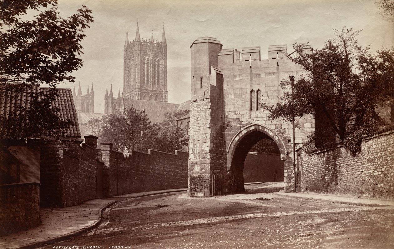Pottergate, Lincoln, Engeland door James Valentine