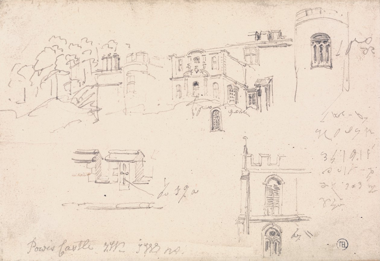 Kasteel van Powis door James Ward