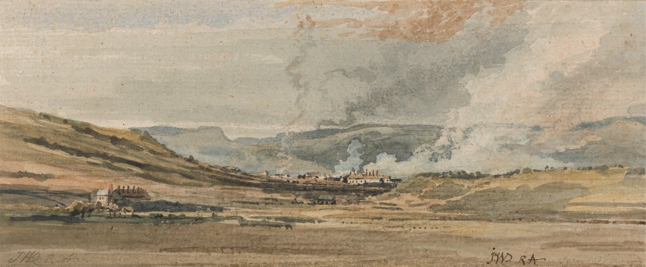 Uitzicht nabij Swansea, Zuid-Wales door James Ward