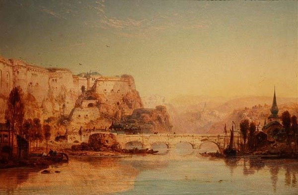Uitzicht op Namen, België door James Webb