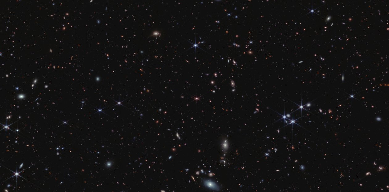 Quasar J0100+2802 (NIRCam Beeld) door James Webb Space Telescope (NASA)