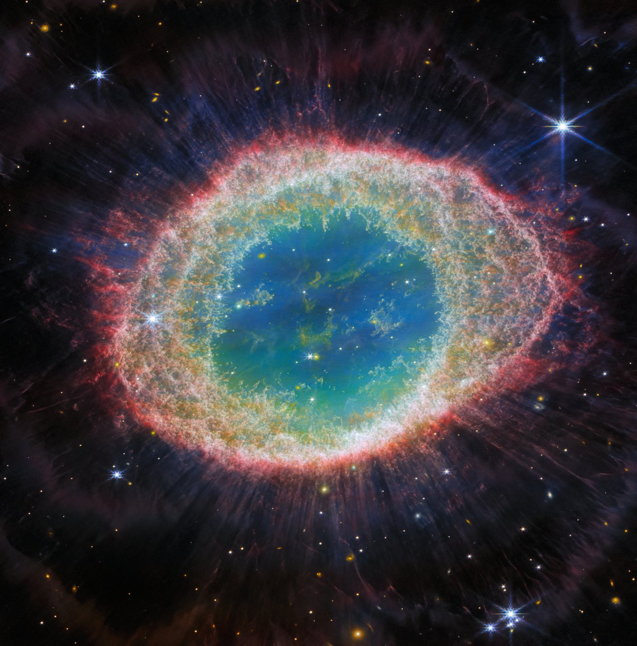 Ringnevel (NIRCam Beeld) door James Webb Space Telescope (NASA)
