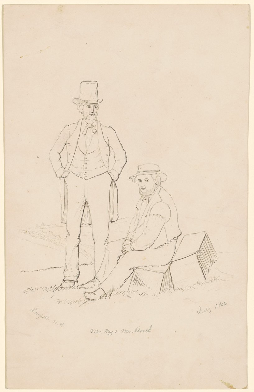 Mr. Way en Mr. Booth door James Wells Champney