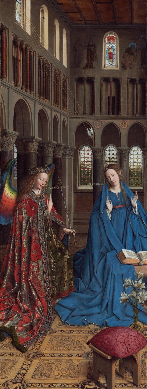 De Aankondiging door Jan van Eyck