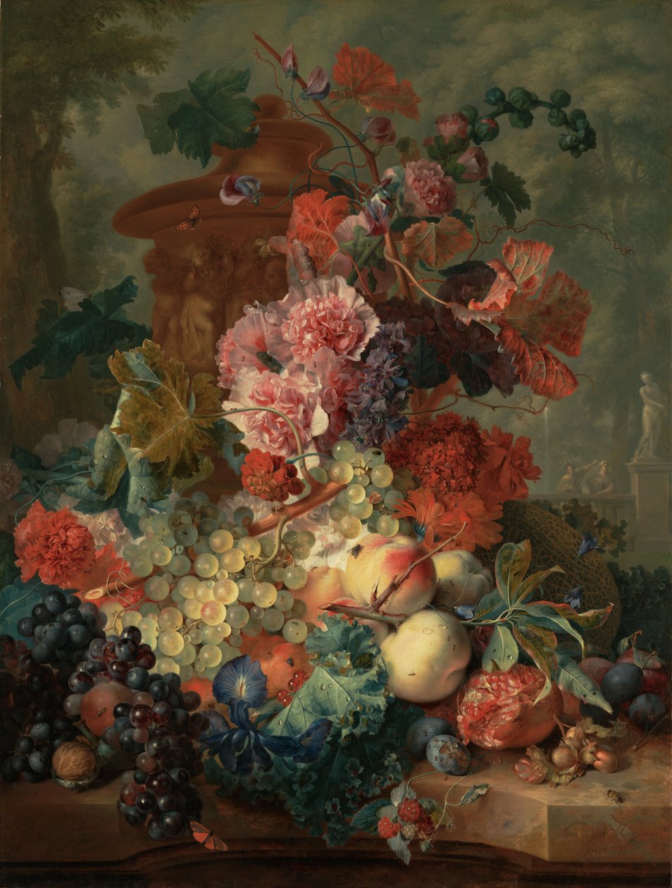Stuk fruit door Jan van Huysum