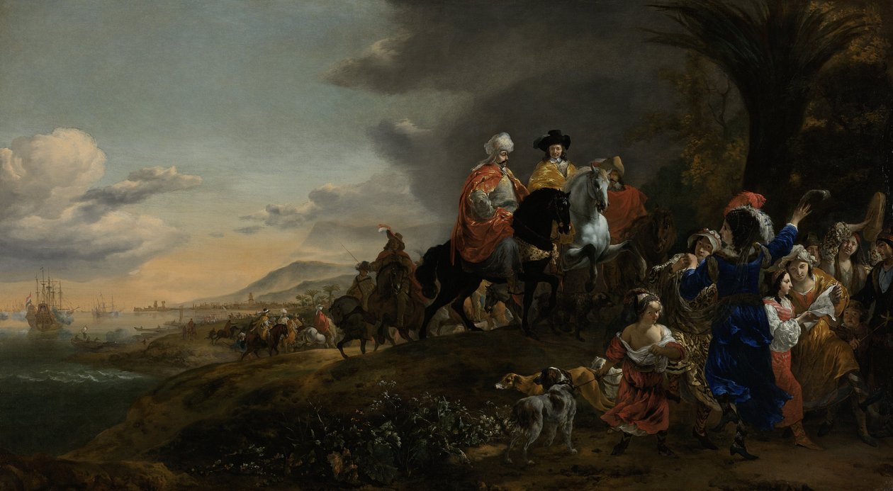 De Nederlandse ambassadeur op weg naar Isfahan, 1653-59 door Jan Baptist Weenix